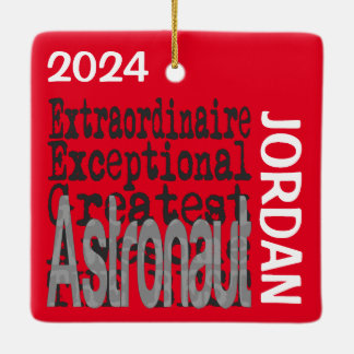 Adorno De Cerámica Personalizado Extraordinario Astronauta