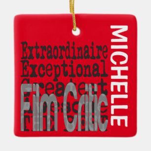 Adorno De Cerámica Personalizado Extraordinario crítico de cine