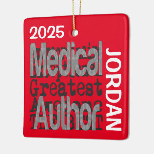 Adorno De Cerámica Personalizado Extraordinario de Autor Médico