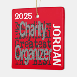 Adorno De Cerámica Personalizado Extraordinario de Charity Organizer