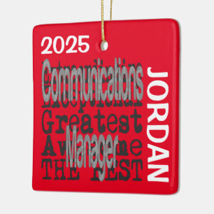 Adorno De Cerámica Personalizado Extraordinario de Communications Man
