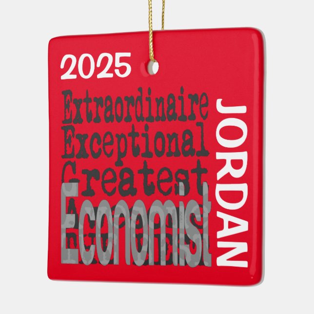 Adorno De Cerámica Personalizado Extraordinario de Economist (Izquierda)