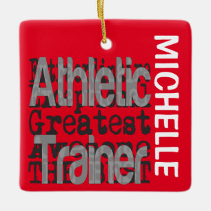 Adorno De Cerámica Personalizado Extraordinario de Entrenador Atlétic