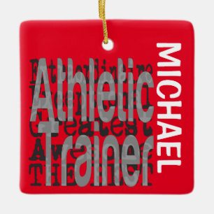Adorno De Cerámica Personalizado Extraordinario de Entrenador Atlétic