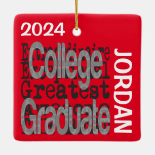 Adorno De Cerámica Personalizado Extraordinario de Grado Universitari