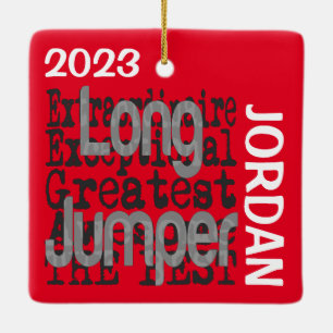 Adorno De Cerámica Personalizado Extraordinario de Jumper Largo