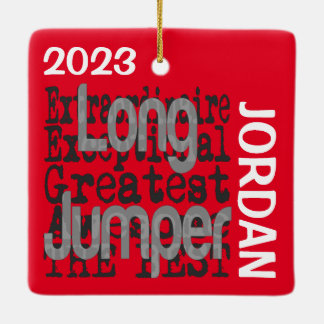Adorno De Cerámica Personalizado Extraordinario de Jumper Largo