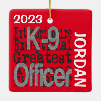 Adorno De Cerámica Personalizado Extraordinario de K-9