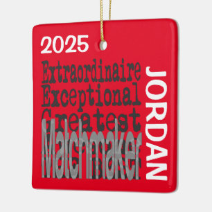 Adorno De Cerámica Personalizado Extraordinario de Matchmaker