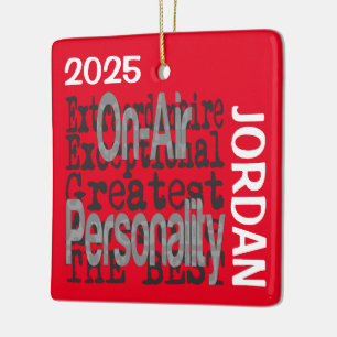 Adorno De Cerámica Personalizado Extraordinario de Personalidad Radio