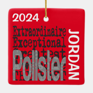 Adorno De Cerámica Personalizado Extraordinario de Pollster