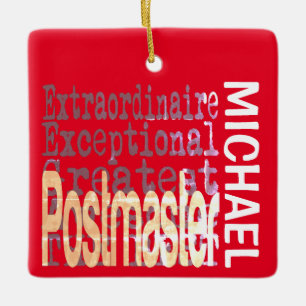 Adorno De Cerámica Personalizado Extraordinario de Postmaster