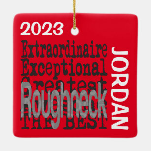 Adorno De Cerámica Personalizado Extraordinario de Roughneck