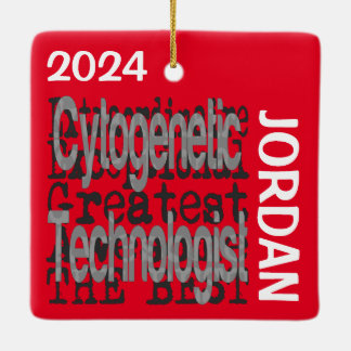 Adorno De Cerámica Personalizado Extraordinario de Tecnólogo Citogené