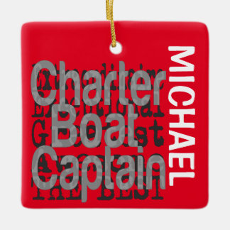 Adorno De Cerámica Personalizado Extraordinario del Capitán de Barco
