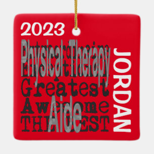 Adorno De Cerámica Personalizado Extraordinario del ide de terapia fí