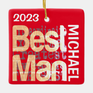Adorno De Cerámica Personalizado Extraordinario del Mejor Hombre