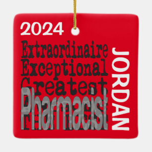 Adorno De Cerámica Personalizado Extraordinario Farmacéutico