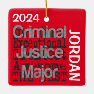 Adorno De Cerámica Personalizado Extraordinario Principal de Justicia