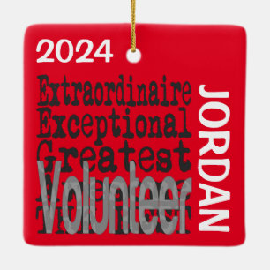 Adorno De Cerámica Personalizado Extraordinario voluntario