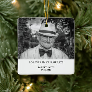 Adorno De Cerámica Personalizado Foto Memorial Keepsake