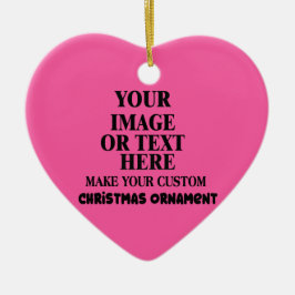 Adorno De Cerámica Personalizado Haz que tus propios Navidades tengan