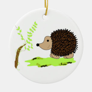 Adorno De Cerámica Personalizado Hedgehog