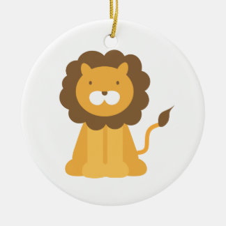 Adorno De Cerámica Personalizado Leon