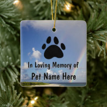 Personalizado Mascota memorial arcoiris