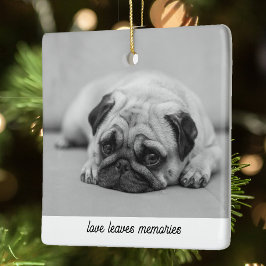 Adorno De Cerámica Personalizado Mascota Memorial Regalo Perro Foto G