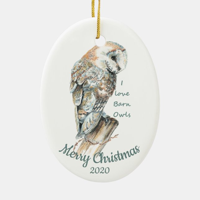 Adorno De Cerámica Personalizado Navidades de citas Pájaro de hembra  (Atrás)