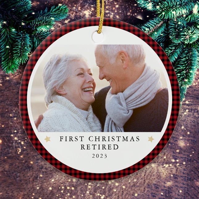 Adorno De Cerámica Personalizado nuestra primera foto de Navidad reti (Subido por el creador)