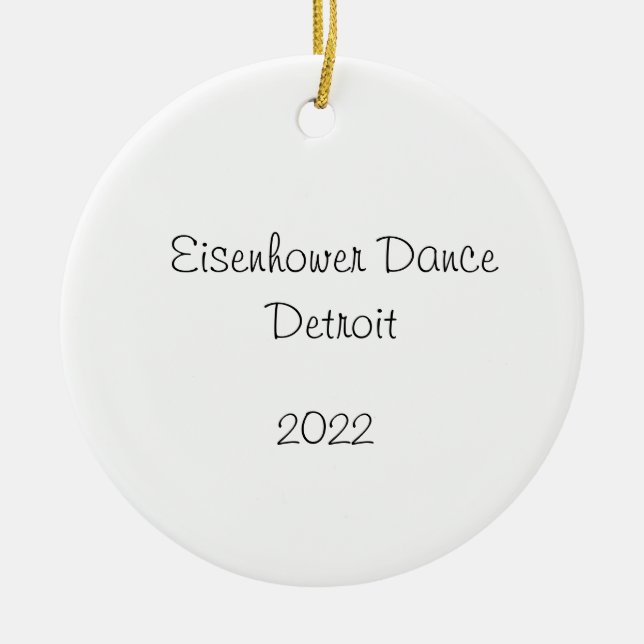 Adorno De Cerámica Personalizado Ornament para Angela A. (Frente)