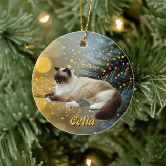 Adorno de cerámica personalizado para mascotas de 
