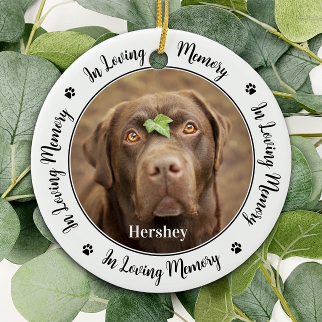 Adorno De Cerámica Personalizado Perro Mascota Memorial Pérdida Simpa (Subido por el creador)