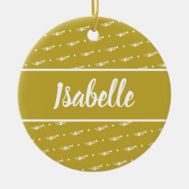 Adorno De Cerámica Personalizado personalizado de regalo de músico de