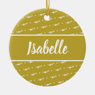 Adorno De Cerámica Personalizado personalizado de regalo de músico de