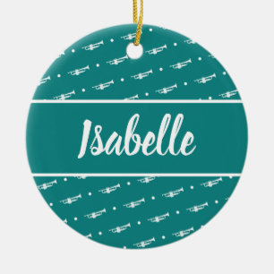 Adorno De Cerámica Personalizado personalizado de regalo de músico de