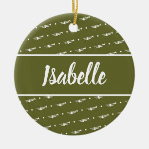 Adorno De Cerámica Personalizado personalizado de regalo de músico de