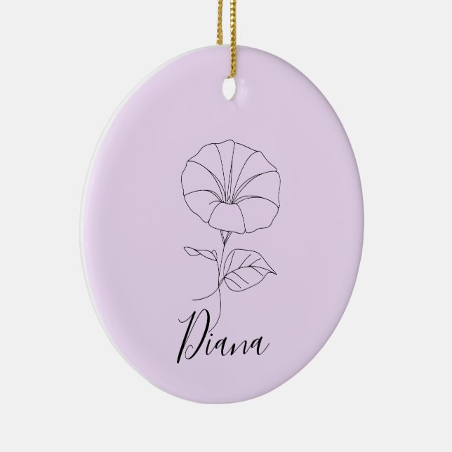 Adorno De Cerámica Personalizado Septiembre por la mañana Glory Birth (Derecha)