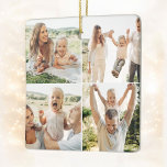 Adorno De Cerámica Personalizado simple moderno 5 Collage de fotos<br><div class="desc">Añada un toque personal a su espacio con nuestro Moderno y sencillo imán de Collage de fotos 5. Este elegante imán le permite mostrar seis de sus fotos favoritas, creando un diseño único y significativo. Perfecto para su refrigerador, casillero o cualquier superficie magnética, combina funcionalidad con un toque personal. Fácil...</div>