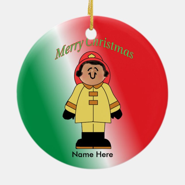 Adorno De Cerámica Personalizado Toy White (Atrás)