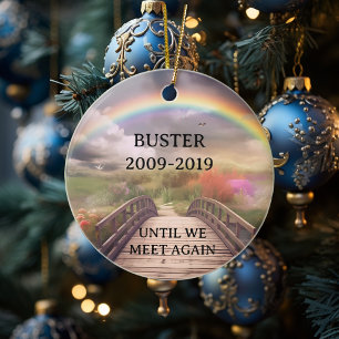 Adorno De Cerámica Personalizar de Pérdida en Monumento a Mascota del