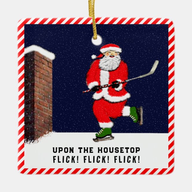 Adorno De Cerámica personalized hockey (Anverso)