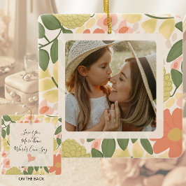 Adorno De Cerámica Personalized Mother-Daughter Ornament 