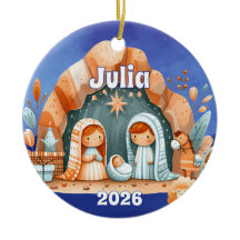 Personalized Nativity Ornament