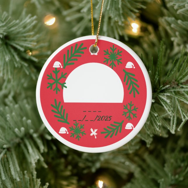 Adorno De Cerámica : Personalized Santa Paws Pet Ornament | Custom Na (Árbol)