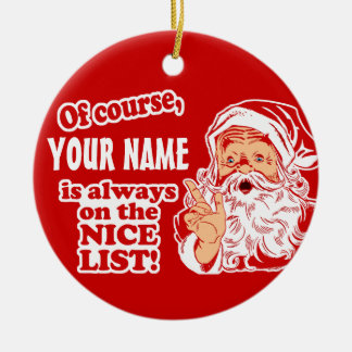 Adorno De Cerámica Personalizó SU navidad CONOCIDO