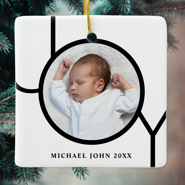 Adorno De Cerámica Personilized Baby Photo Christmas  (Subido por el creador)