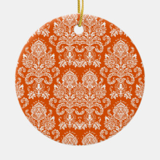 Adorno De Cerámica Perssimon Victorian Damask